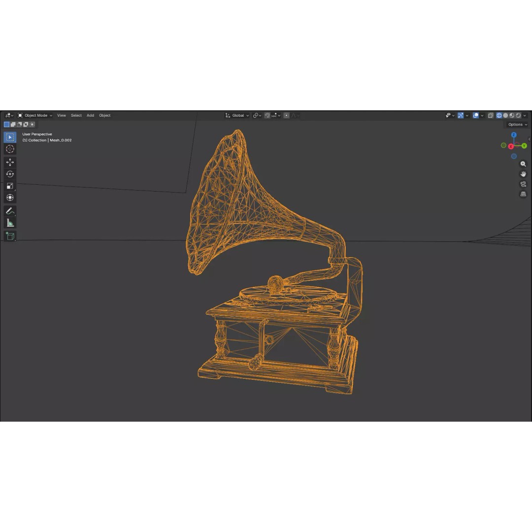 Attic Horror Interior Prop 3D Model – Low Poly Game-Ready Assets, FBX - View 42