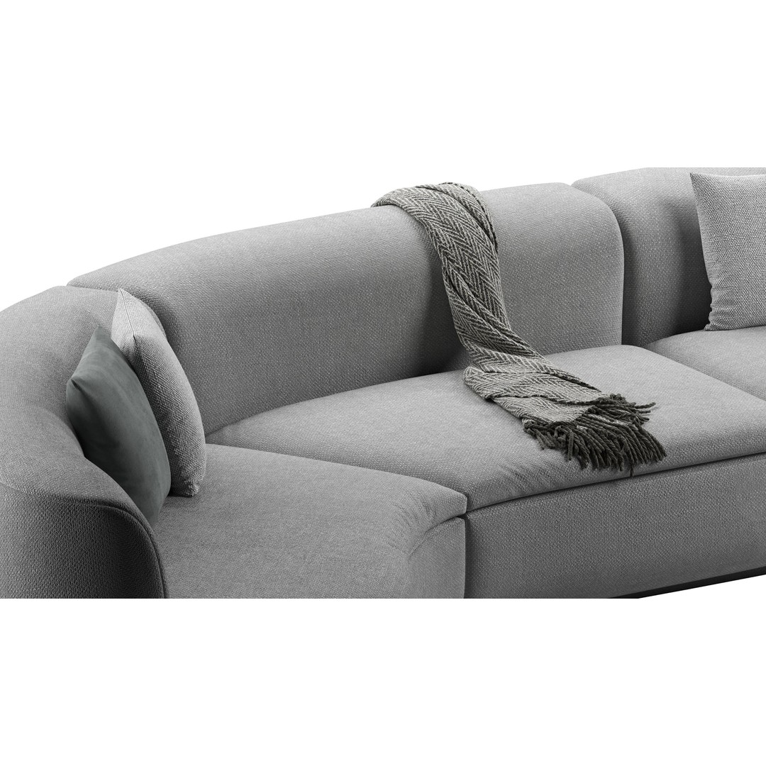 Baxter Piaf Sofa 3D Model – Modern Modular Design, OBJ, 3Ds Max - View 8