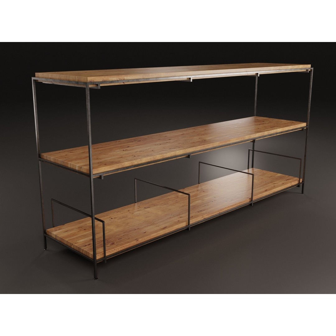 Vinyl Storage 3D Model – Realistic LP Organizer, Blender, FBX, OBJ - View 4