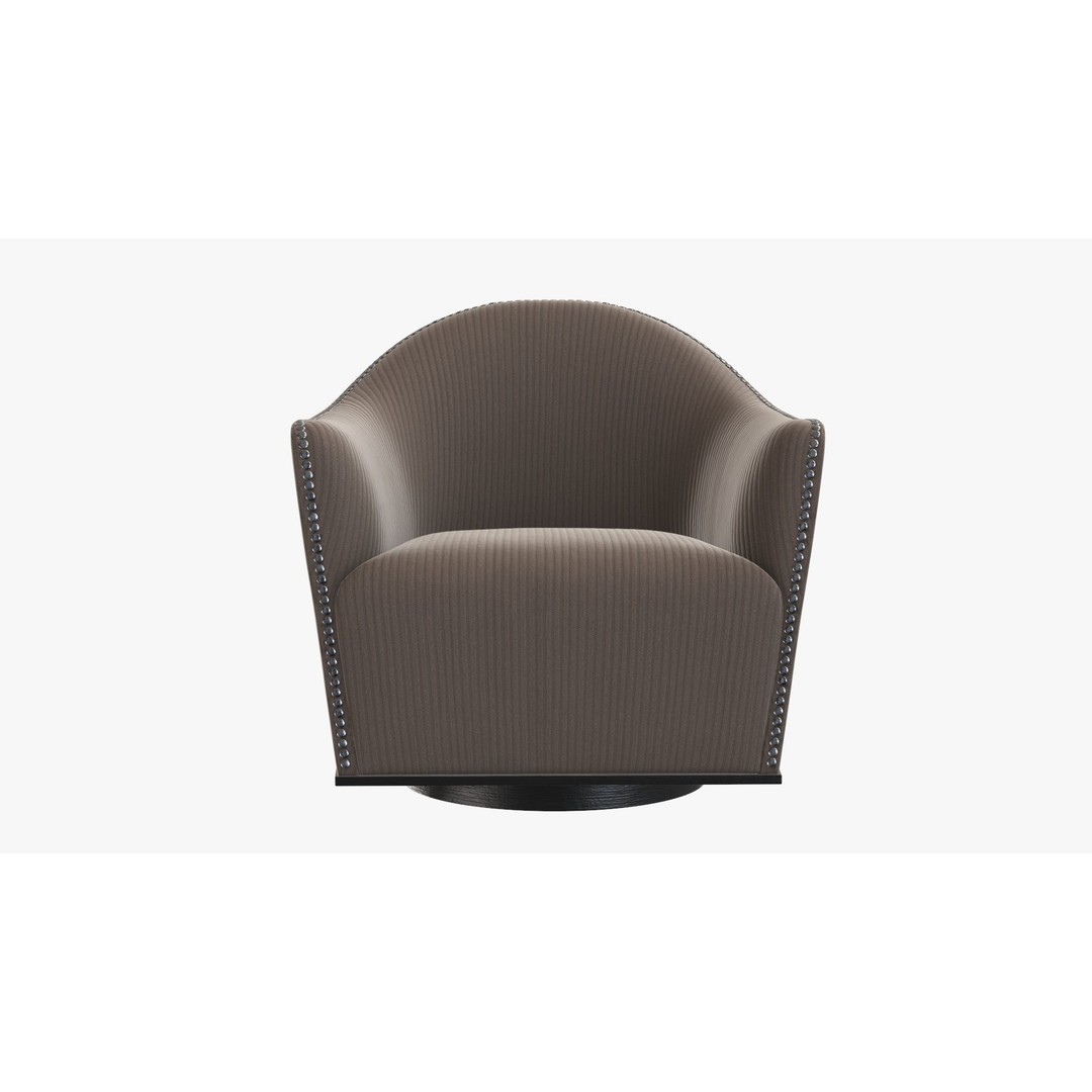 Colorful Armchair 3D Model – Modern Lounge Chair with PBR Textures - View 3