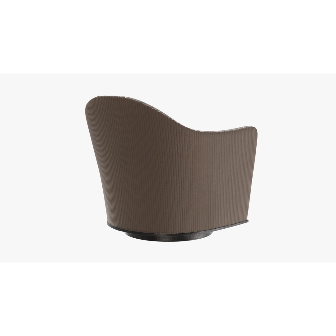 Colorful Armchair 3D Model – Modern Lounge Chair with PBR Textures - View 4