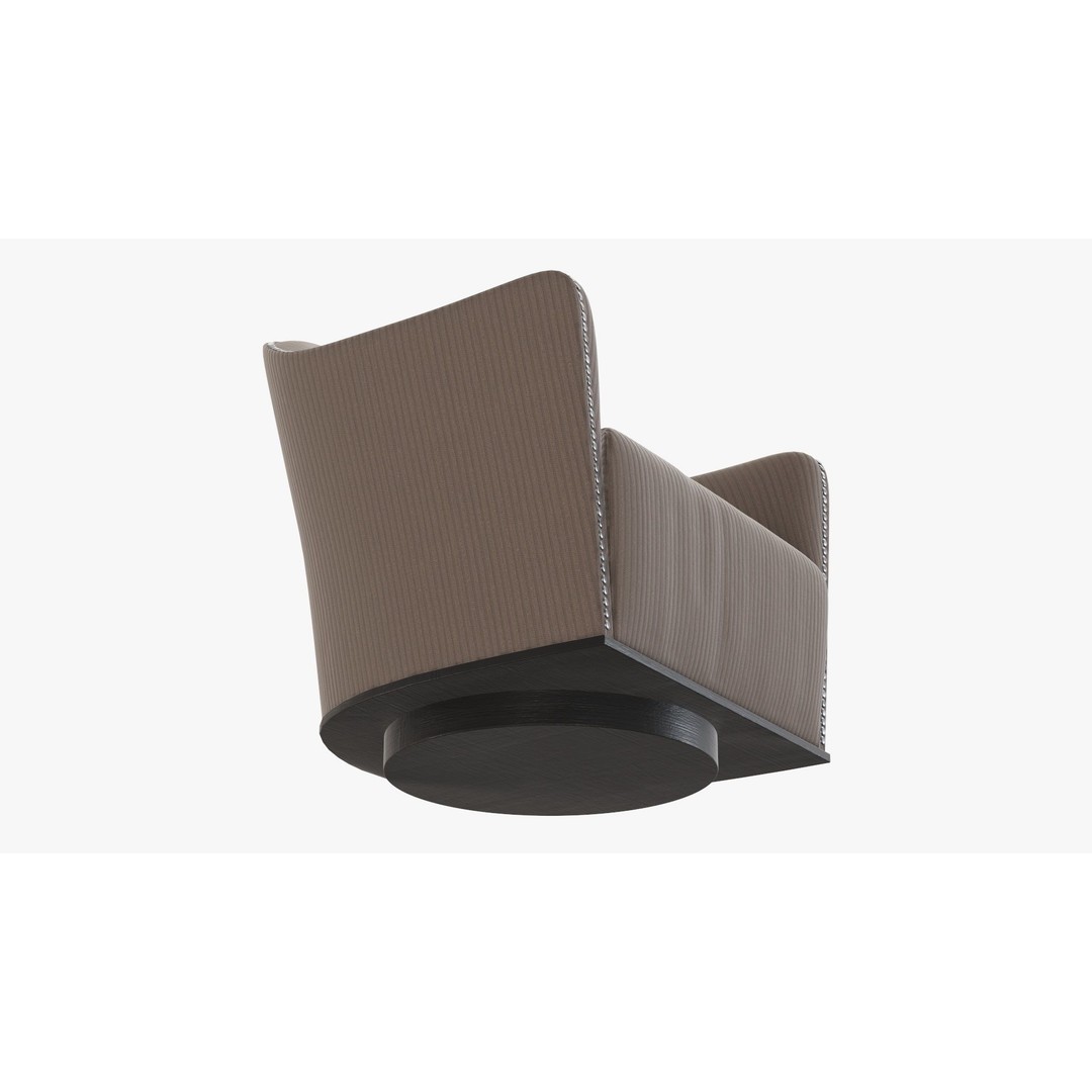 Colorful Armchair 3D Model – Modern Lounge Chair with PBR Textures - View 6