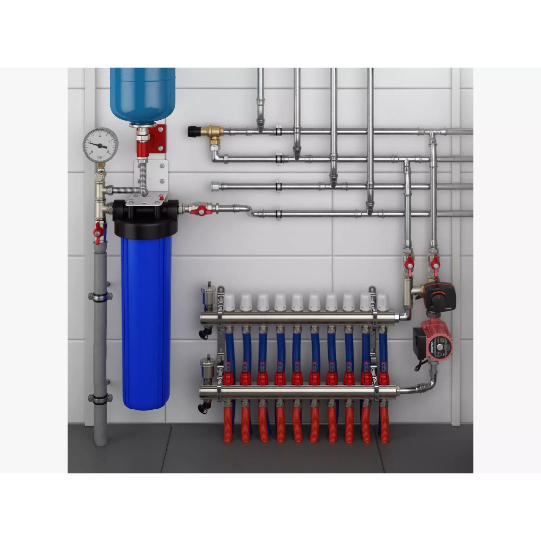 Boiler Room Full Set 3D Model – Realistic Interior Asset, PBR Formats - View 16