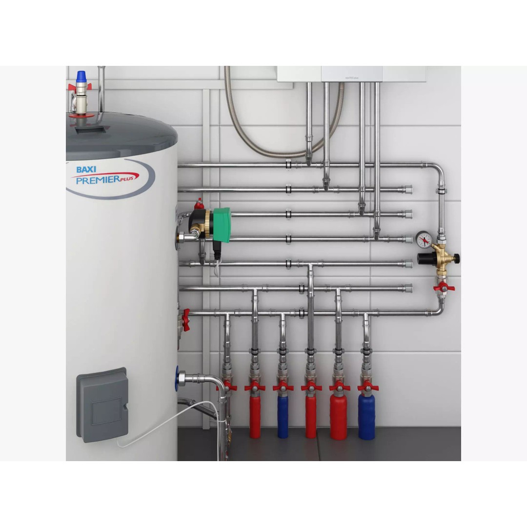 Boiler Room Full Set 3D Model – Realistic Interior Asset, PBR Formats - View 19