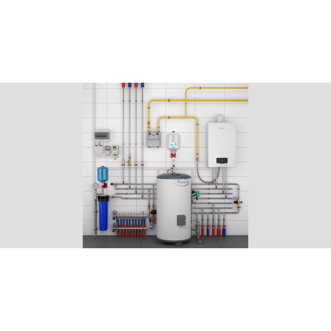 Boiler Room Full Set 3D Model – Realistic Interior Asset, PBR Formats - View 2