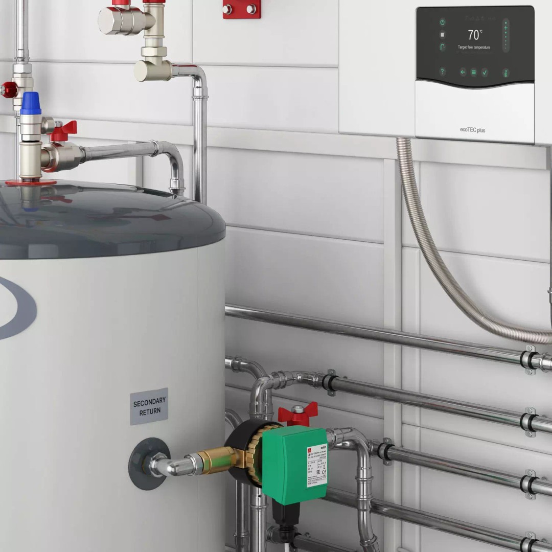 Boiler Room Full Set 3D Model – Realistic Interior Asset, PBR Formats - View 5
