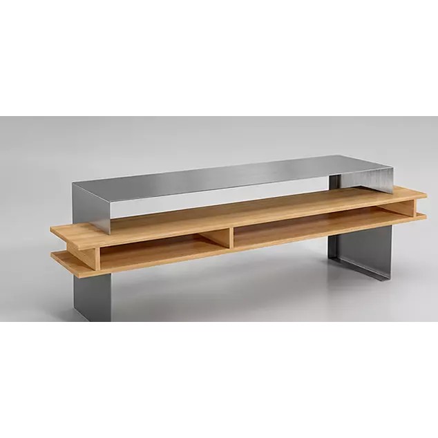 Modern Wooden TV Stand 3D Model – Minimalist Design for Archviz, FBX - View 10