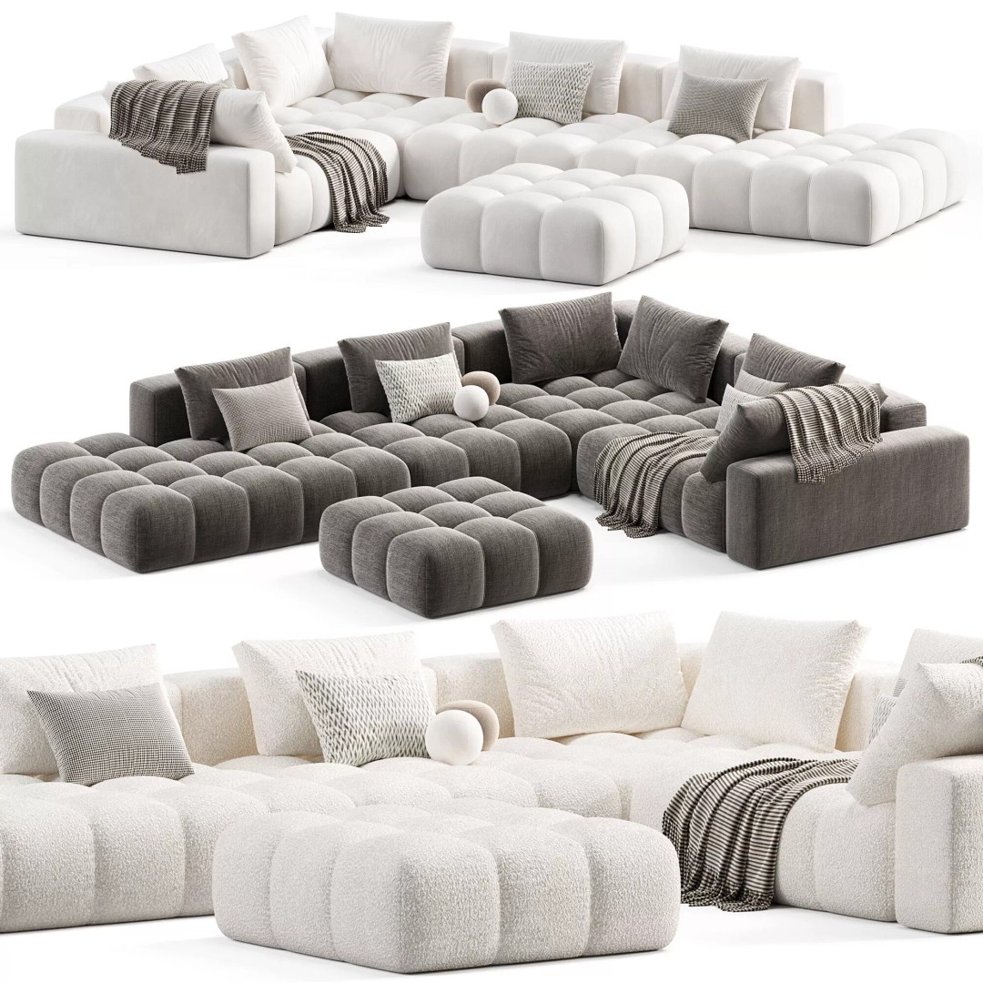 Cobrin 3 Sofa 3D Model – Modern Furniture Design, 3Ds Max, OBJ - View 2