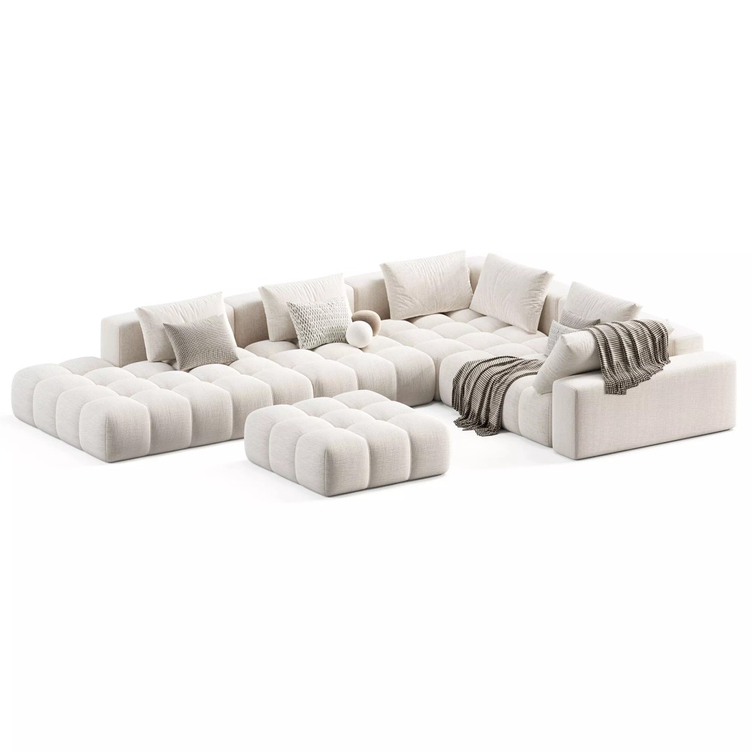Cobrin 3 Sofa 3D Model – Modern Furniture Design, 3Ds Max, OBJ - View 3