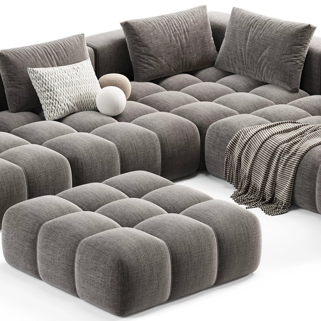 Cobrin 3 Sofa 3D Model – Modern Furniture Design, 3Ds Max, OBJ - View 5