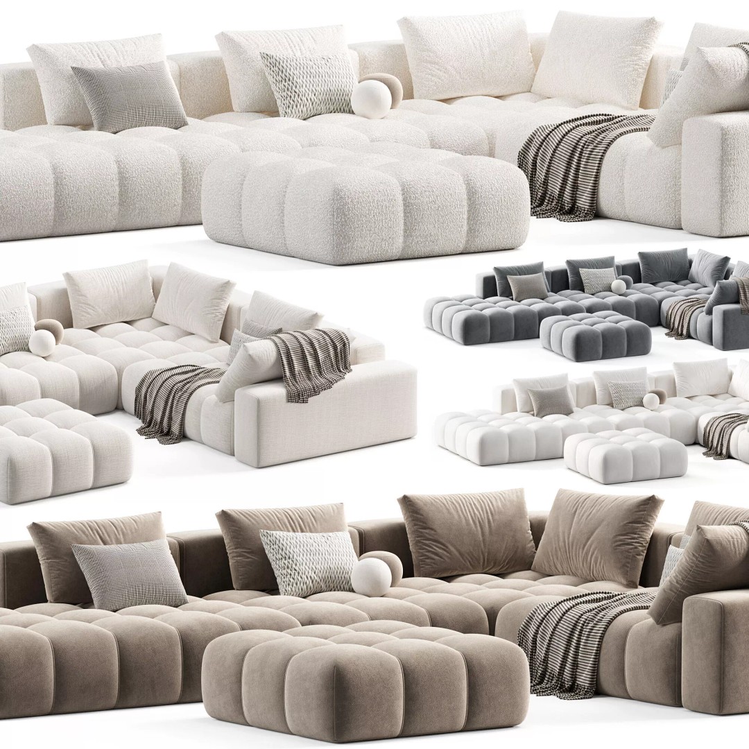 Cobrin 3 Sofa 3D Model – Modern Furniture Design, 3Ds Max, OBJ - View 6
