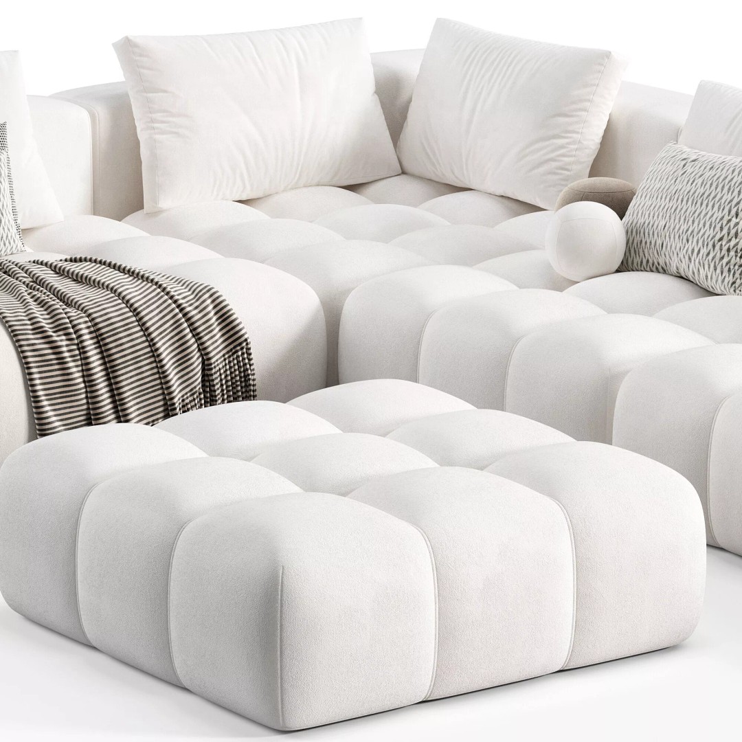 Cobrin 3 Sofa 3D Model – Modern Furniture Design, 3Ds Max, OBJ - View 7