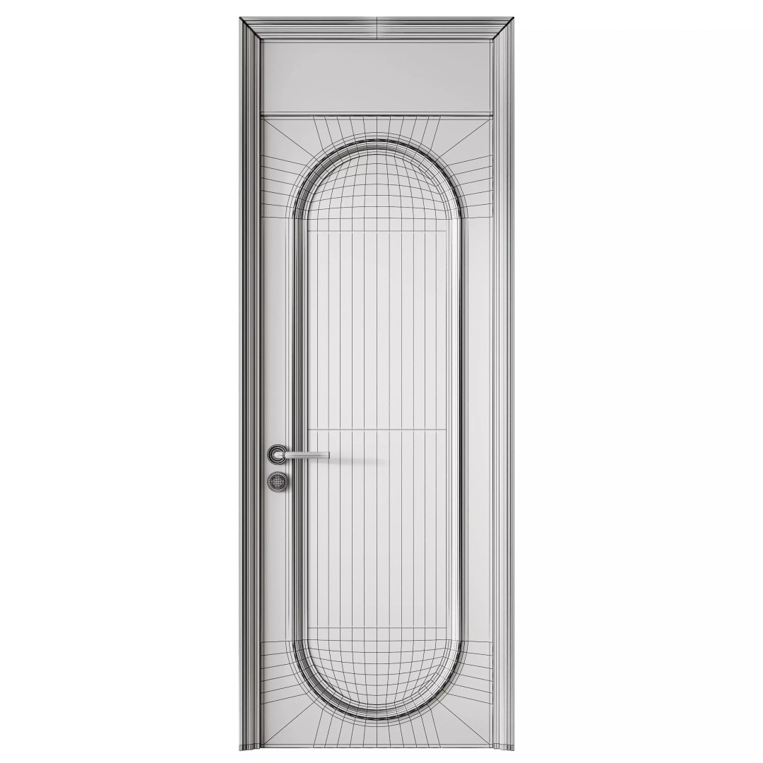 Modern Interior Door 3D Model – High Poly FBX & OBJ for Archviz