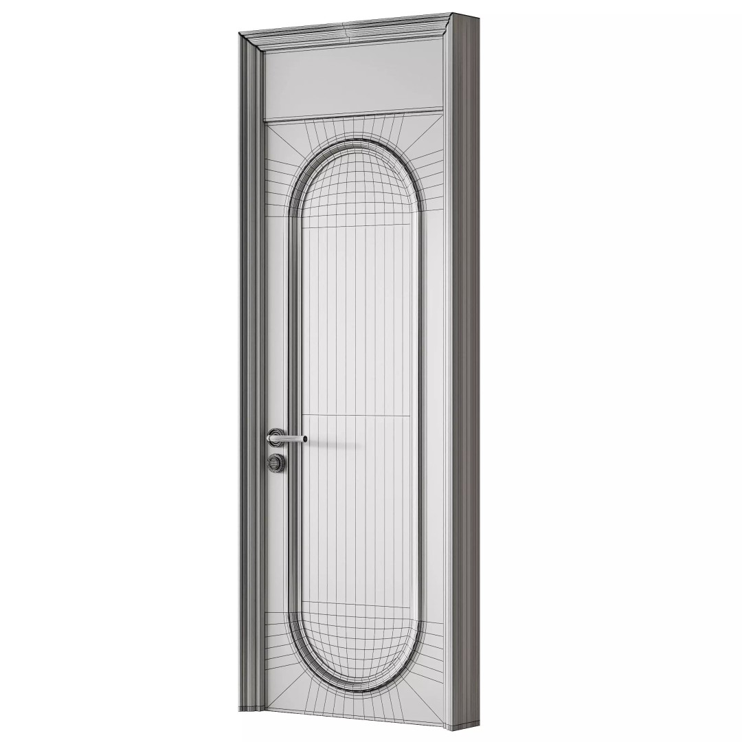 Modern Interior Door 3D Model – High Poly FBX & OBJ for Archviz - View 15