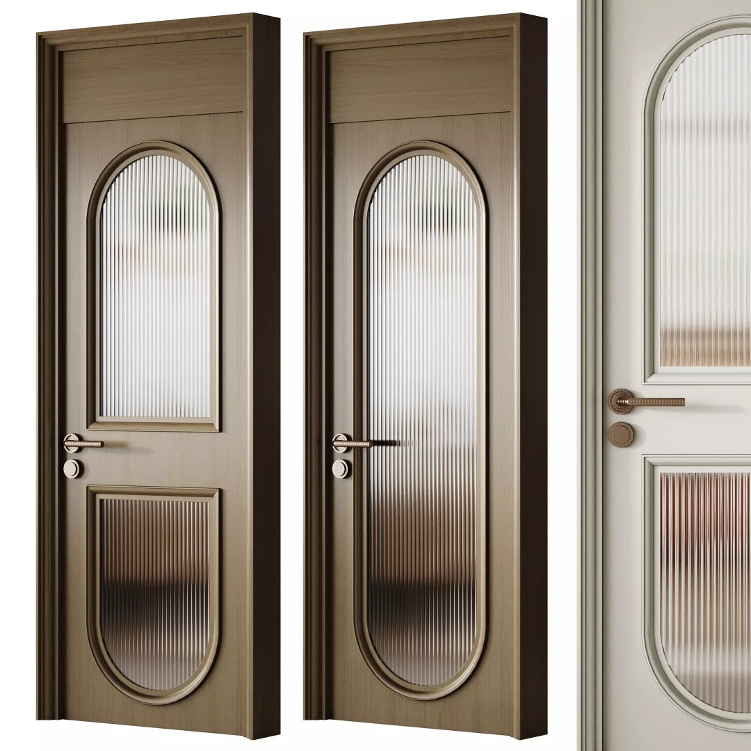 Modern Interior Door 3D Model – High Poly FBX & OBJ for Archviz - View 2