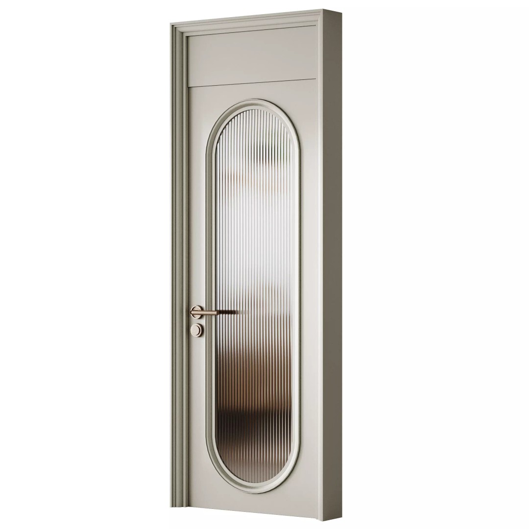 Modern Interior Door 3D Model – High Poly FBX & OBJ for Archviz - View 9