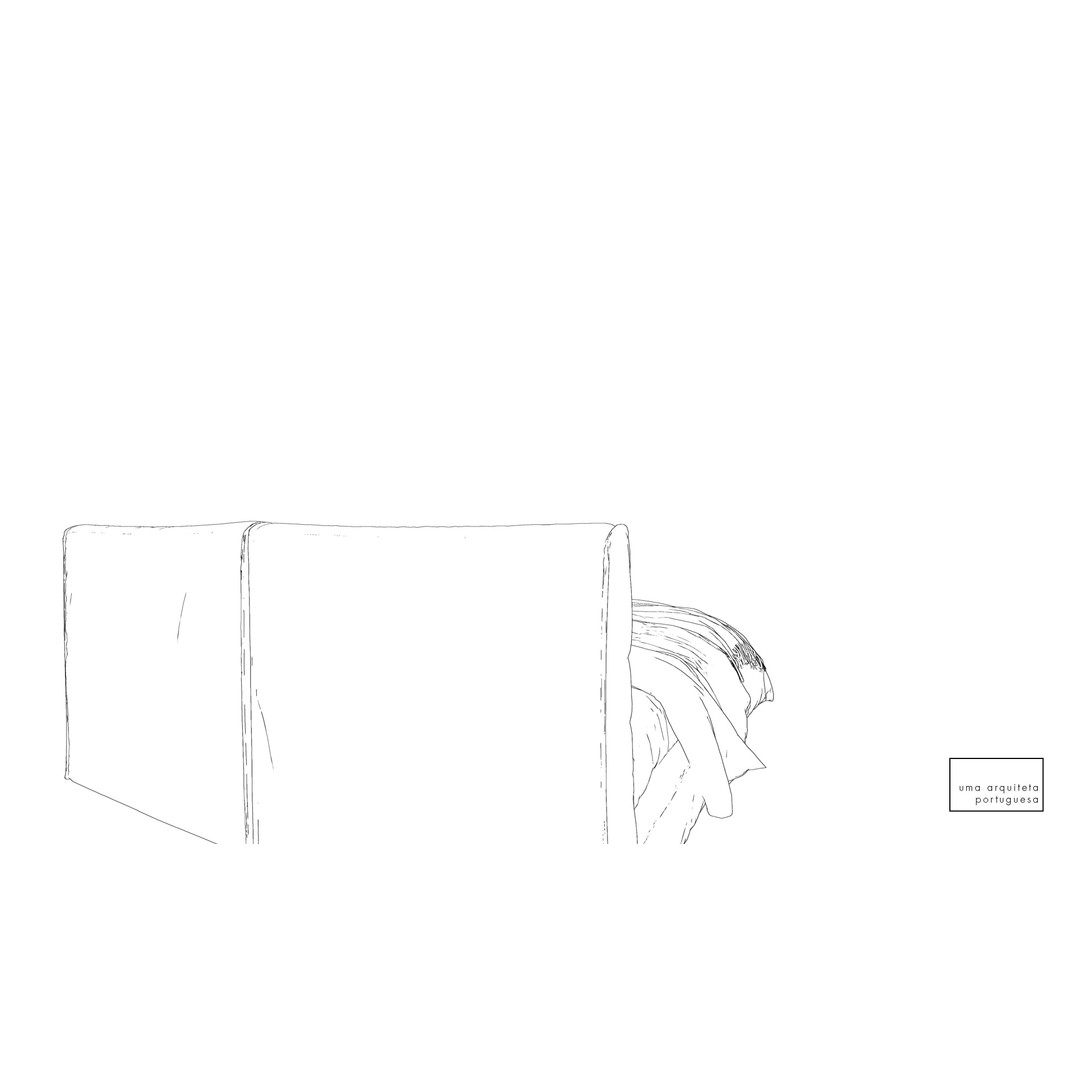 Double Bed 3D Model – Modern Fabric & Wood, Game Ready, FBX - View 10