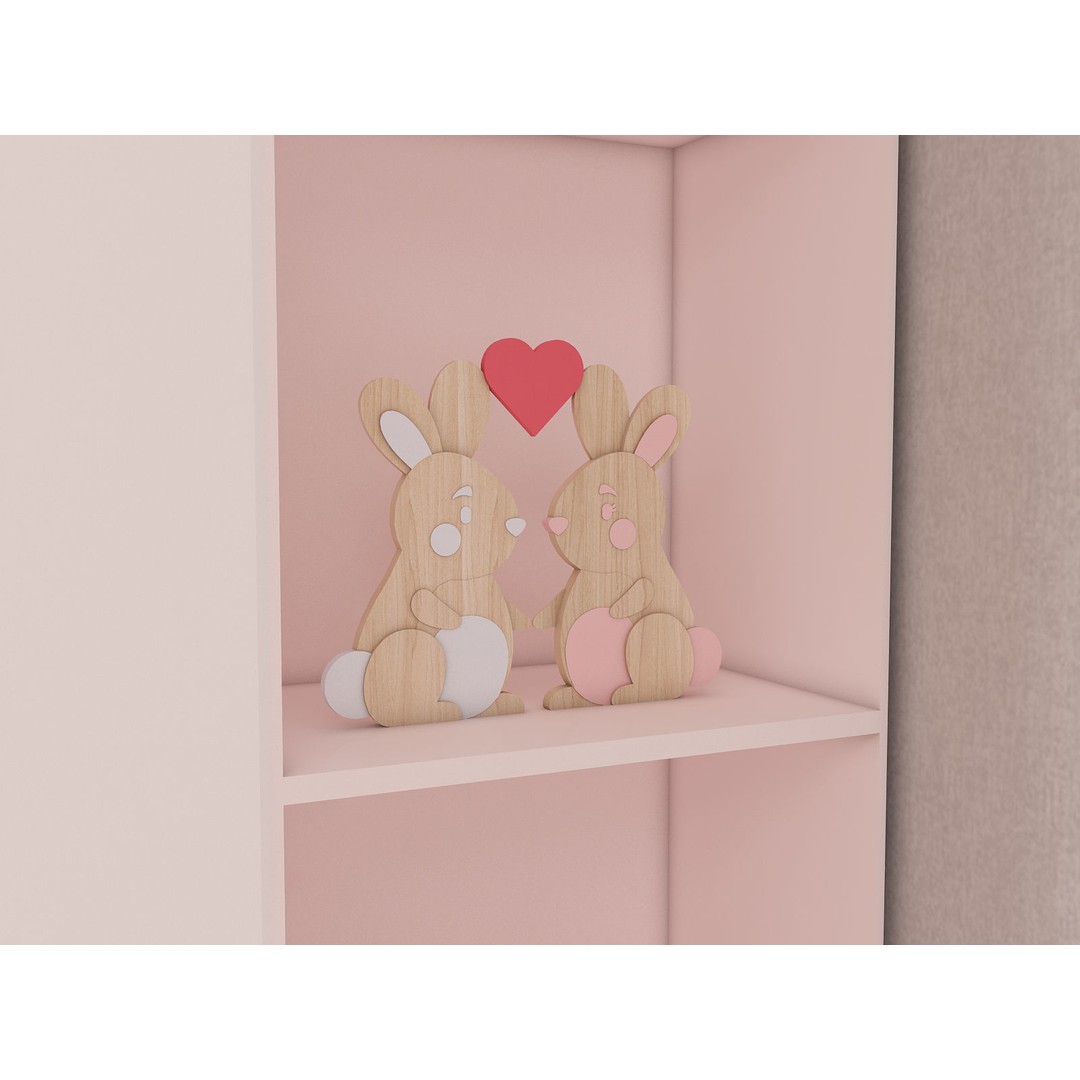 Girls Bedroom 3D Model – Realistic Interior Design, FBX, Blender - View 13