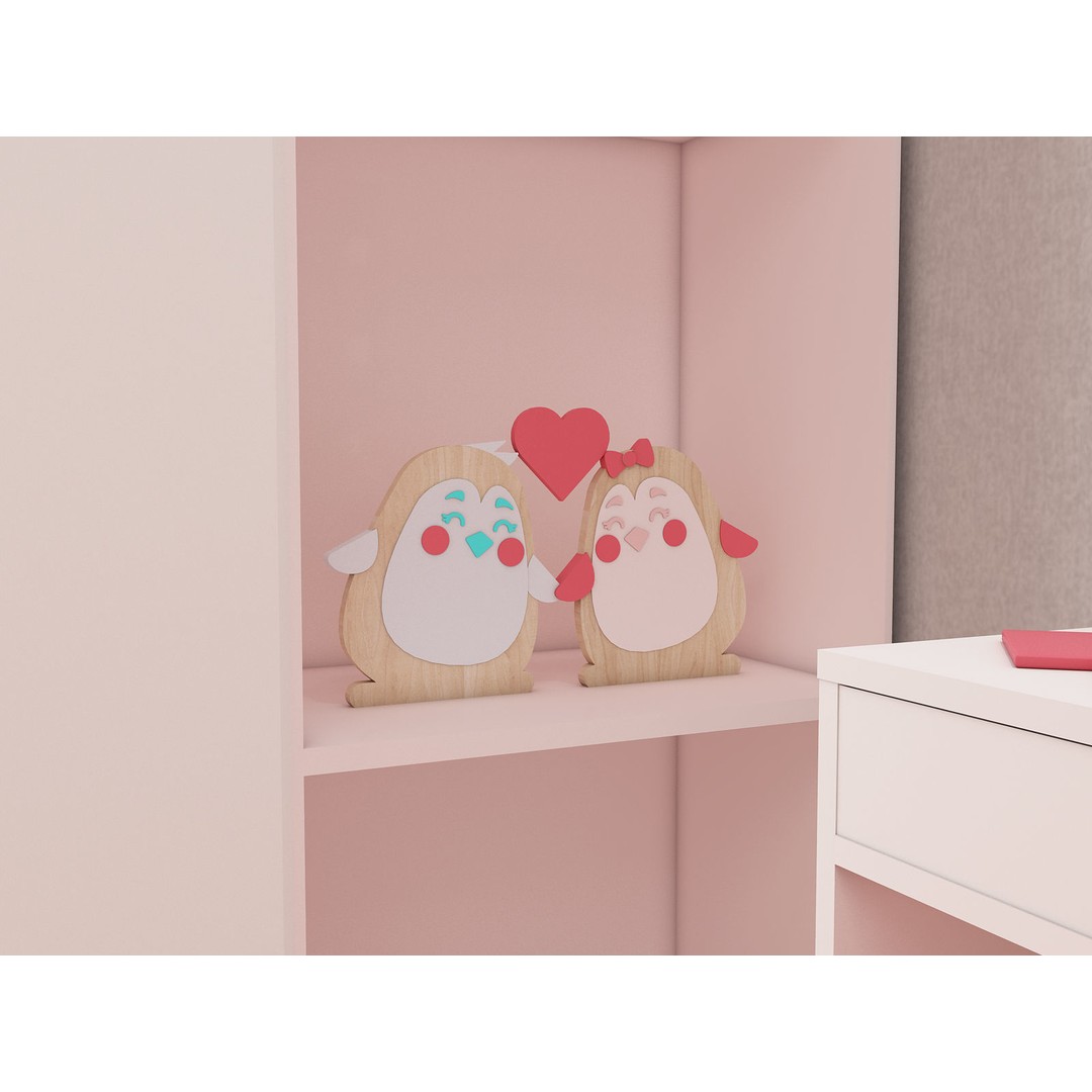 Girls Bedroom 3D Model – Realistic Interior Design, FBX, Blender - View 15