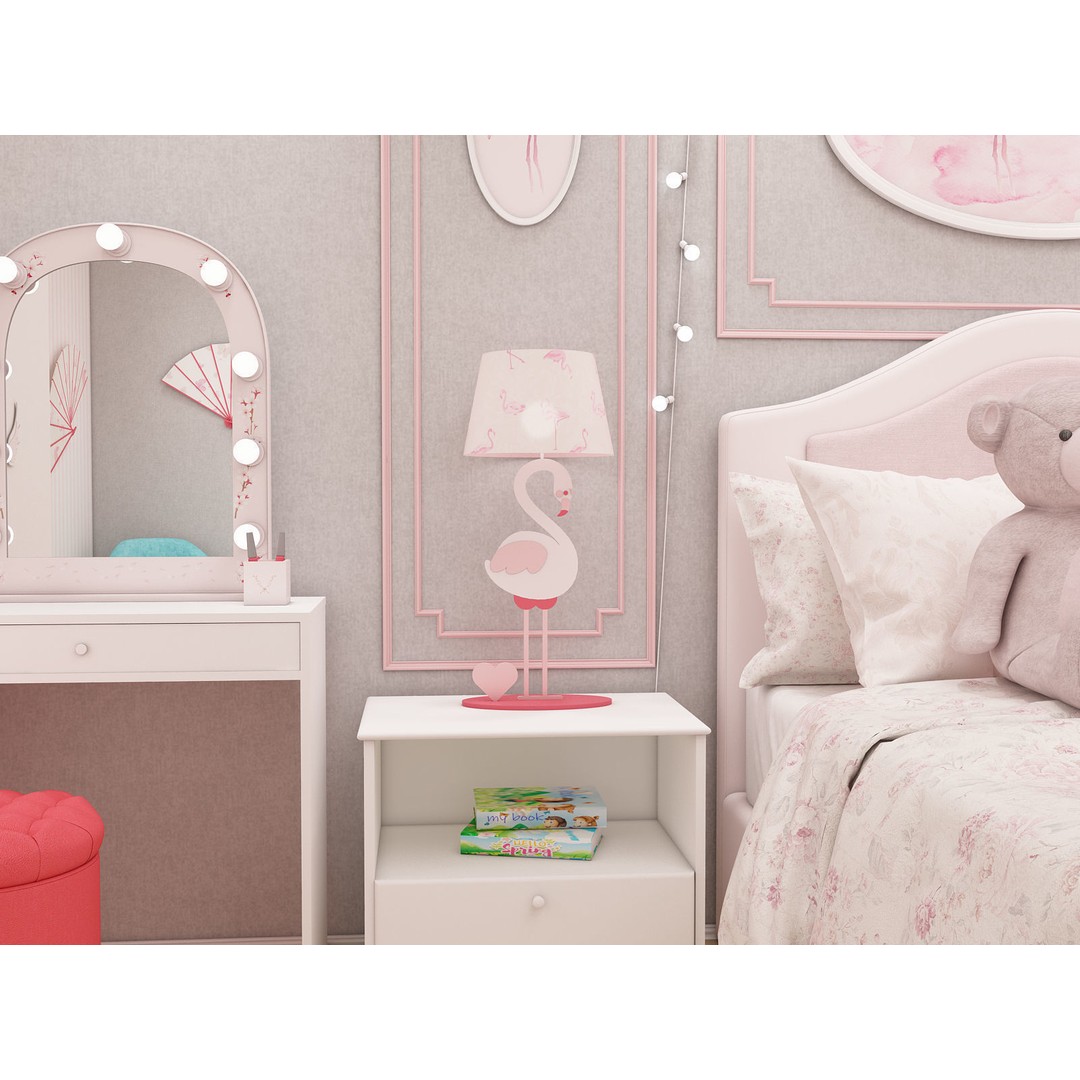Girls Bedroom 3D Model – Realistic Interior Design, FBX, Blender - View 16