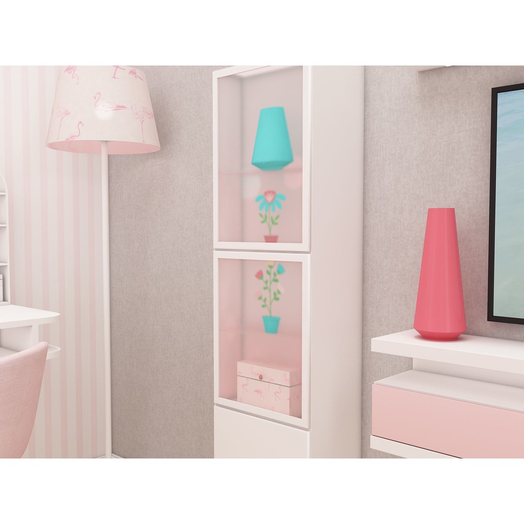 Girls Bedroom 3D Model – Realistic Interior Design, FBX, Blender - View 22