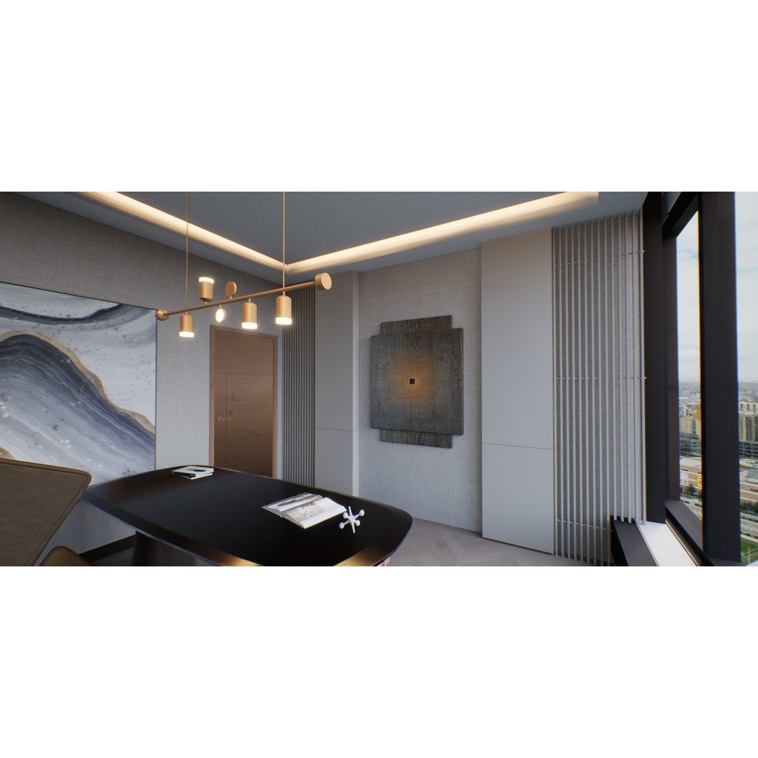 VR Apartment 3D Model – Low Poly Unreal Engine Showroom, PBR - View 19