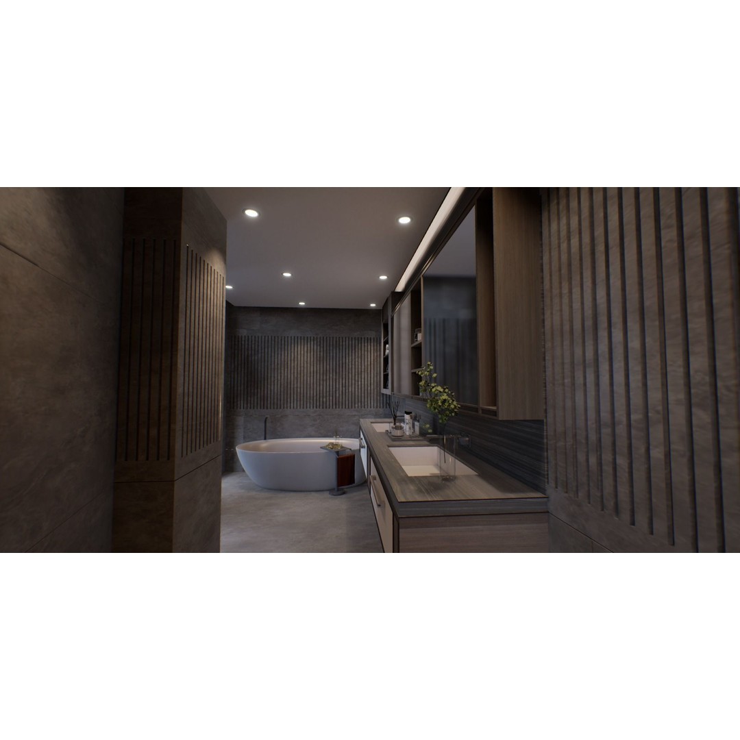VR Apartment 3D Model – Low Poly Unreal Engine Showroom, PBR - View 22