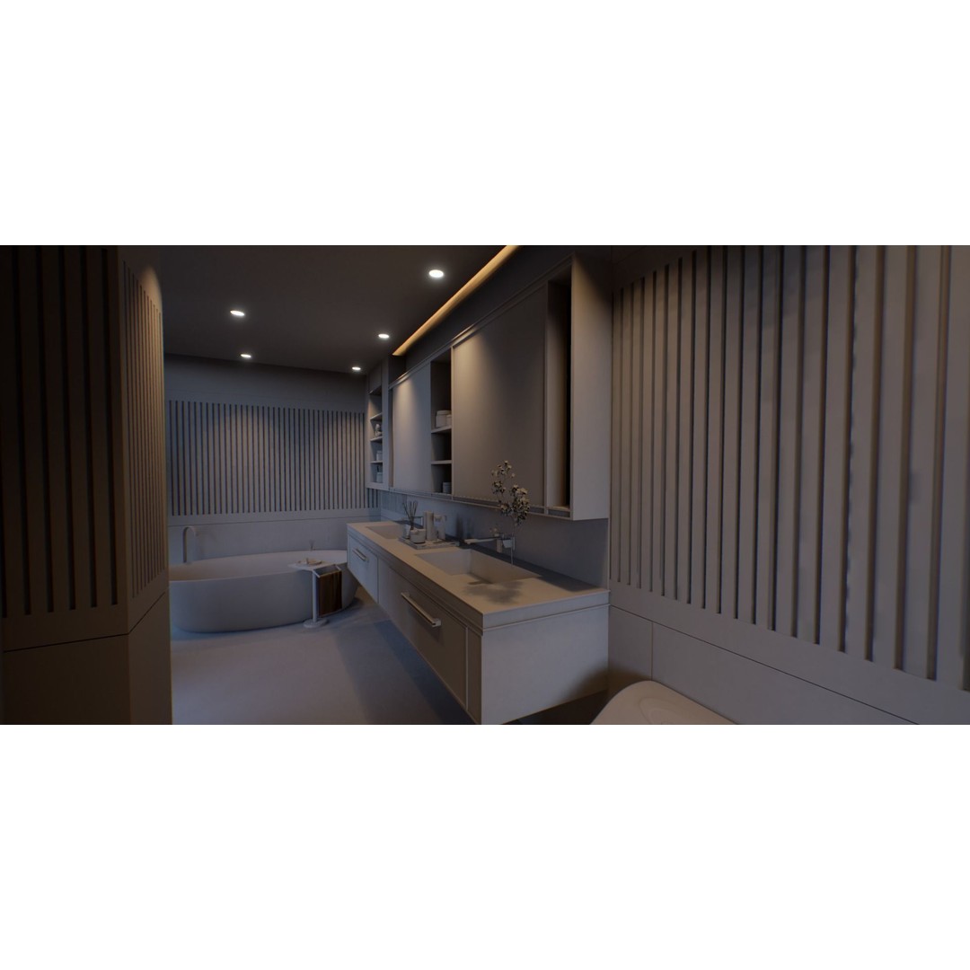 VR Apartment 3D Model – Low Poly Unreal Engine Showroom, PBR - View 29