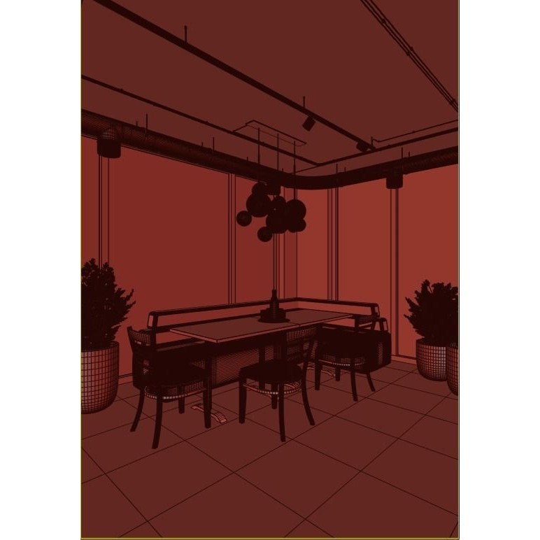 Realistic Interior Scene 3D Model – Hyperrealistic Design, FBX, OBJ - View 16