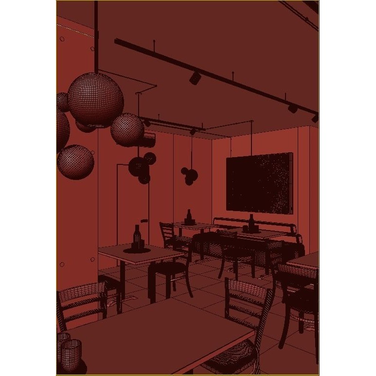 Realistic Interior Scene 3D Model – Hyperrealistic Design, FBX, OBJ - View 19