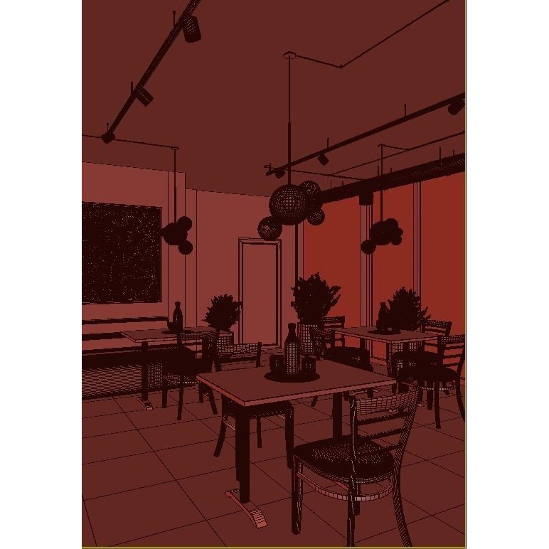 Realistic Interior Scene 3D Model – Hyperrealistic Design, FBX, OBJ - View 20