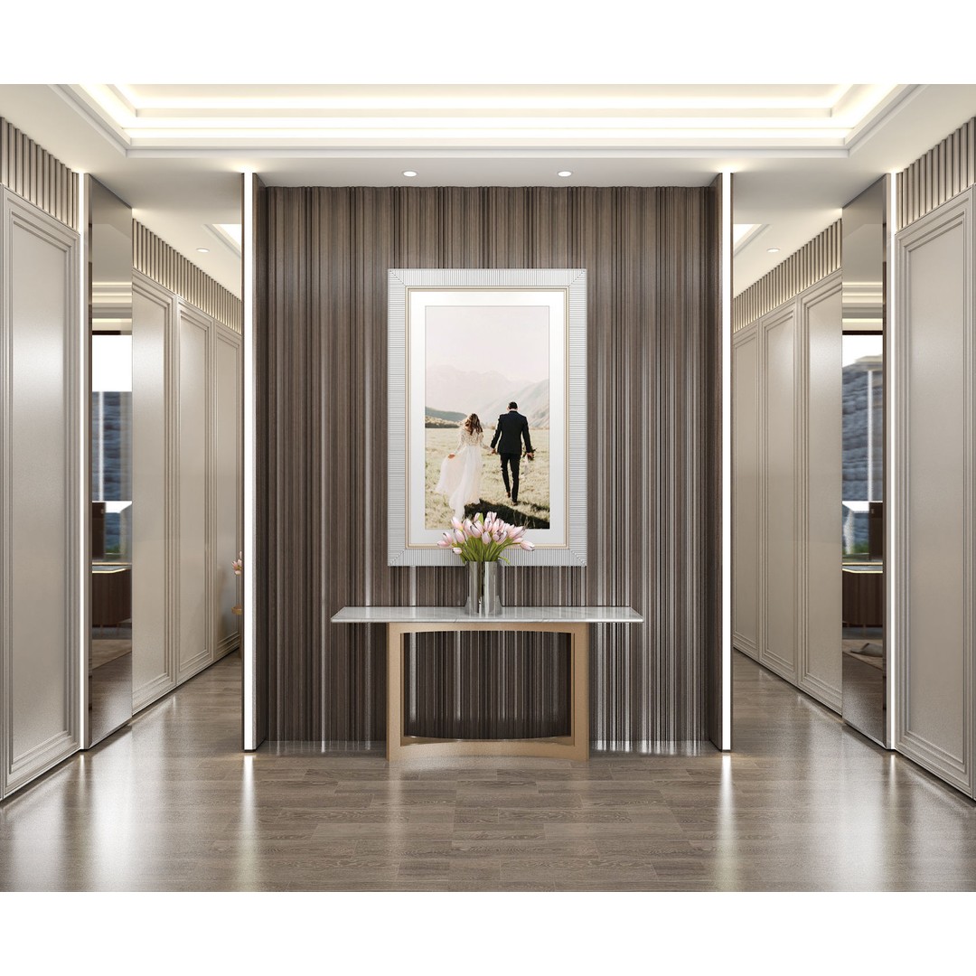 Masculine Modern Bedroom 3D Model – Interior Design Asset, SketchUp - View 4