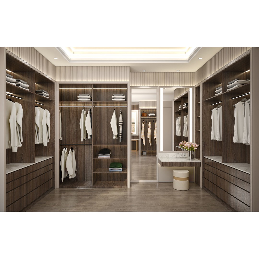 Masculine Modern Bedroom 3D Model – Interior Design Asset, SketchUp - View 6