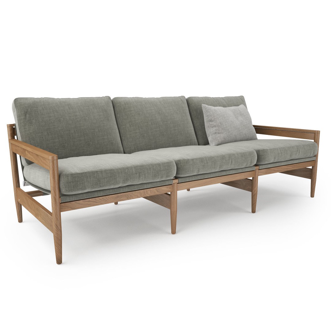 Roda ROAD Sofa Collection 3D Model – High Poly Modern Furniture, FBX, OBJ - View 4