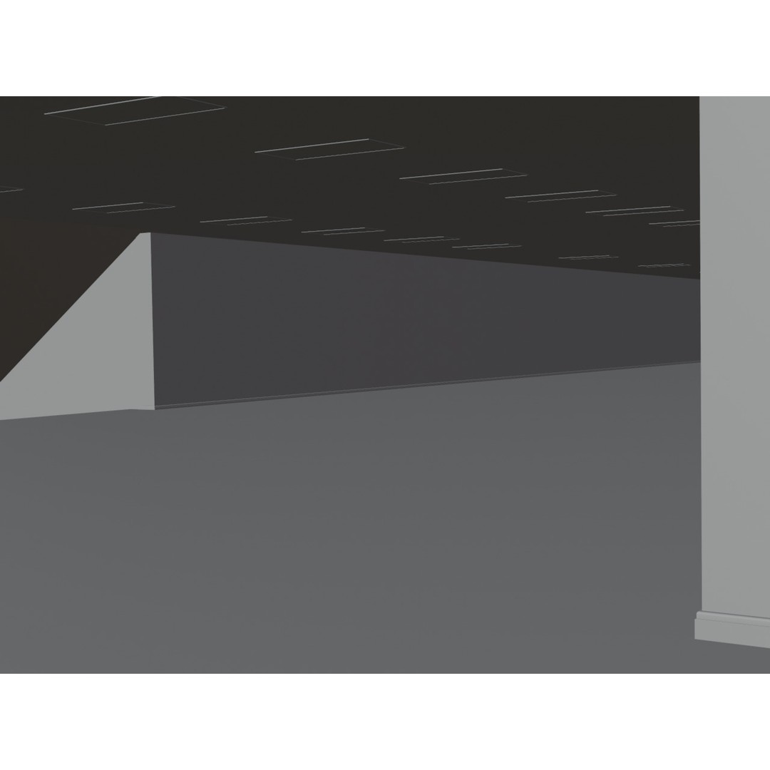 The Backrooms 3D Model – Highly Editable Interior Map, Blender & OBJ Formats - View 27