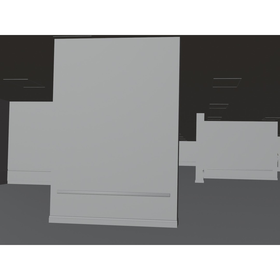 The Backrooms 3D Model – Highly Editable Interior Map, Blender & OBJ Formats - View 34