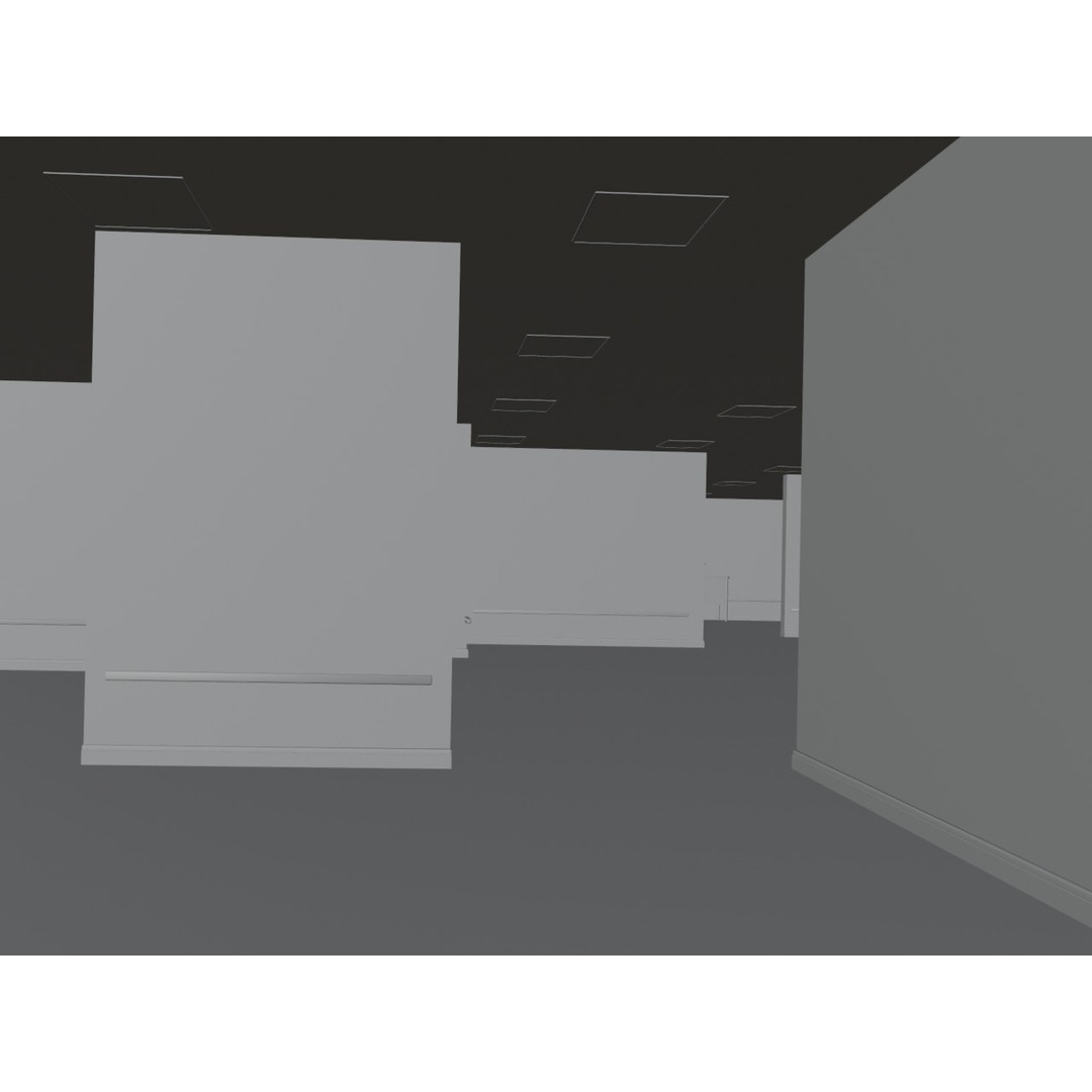 The Backrooms 3D Model – Highly Editable Interior Map, Blender & OBJ Formats - View 36