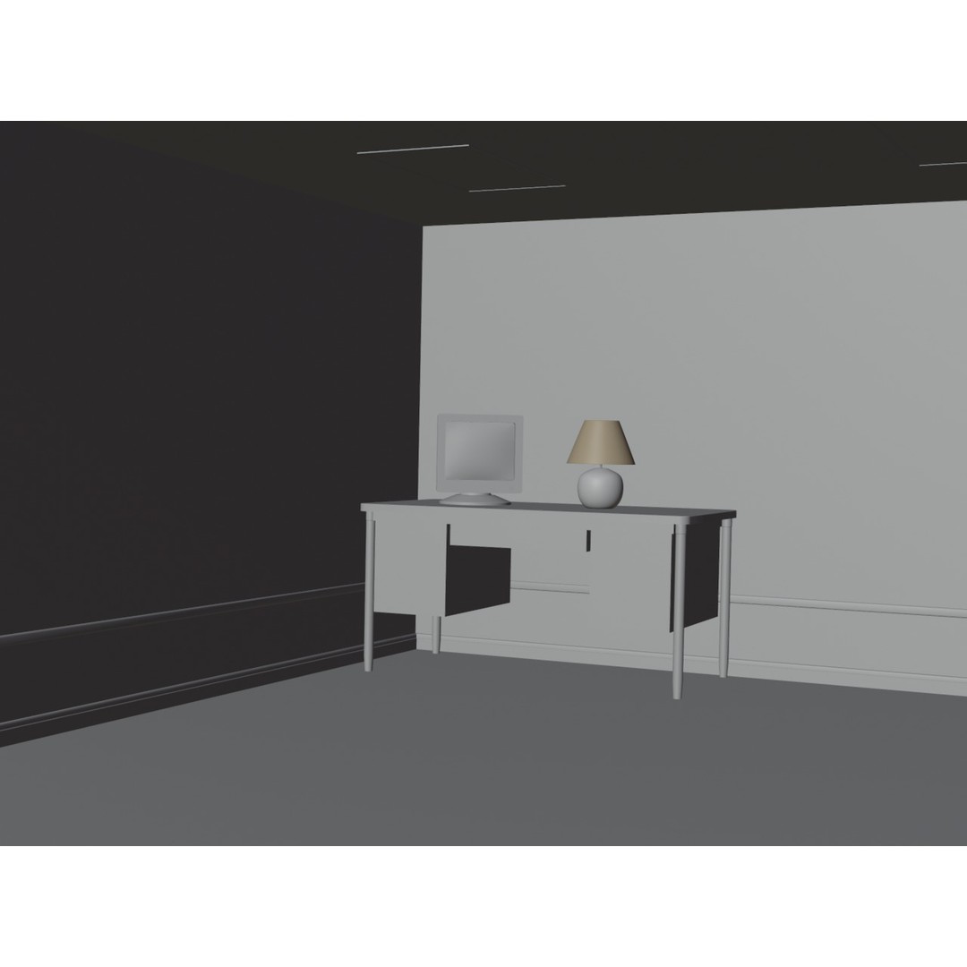 The Backrooms 3D Model – Highly Editable Interior Map, Blender & OBJ Formats - View 37