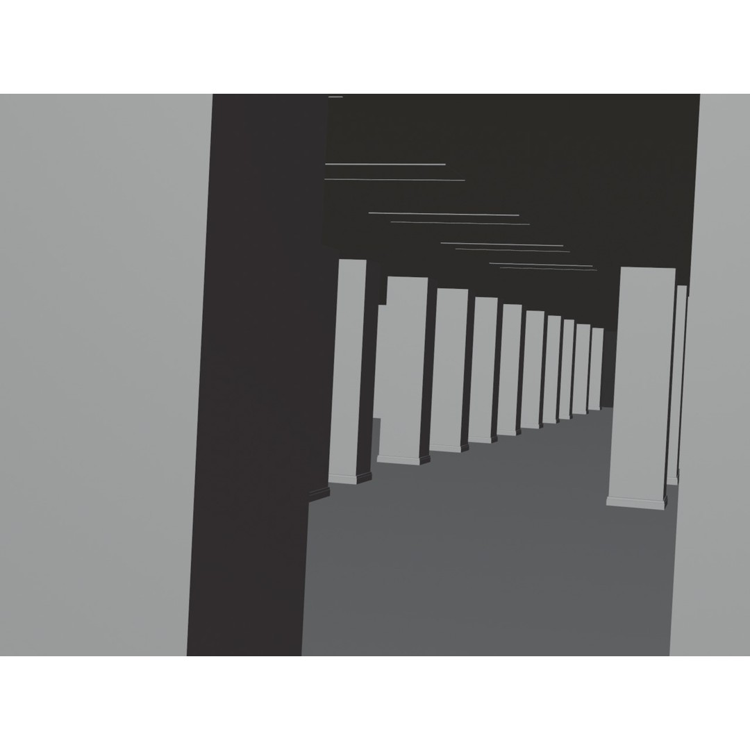 The Backrooms 3D Model – Highly Editable Interior Map, Blender & OBJ Formats - View 47