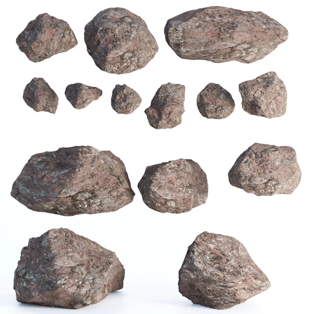 Outdoor Landscape Plants 3D Model – Premium Nature Asset Bundle, FBX - View 26