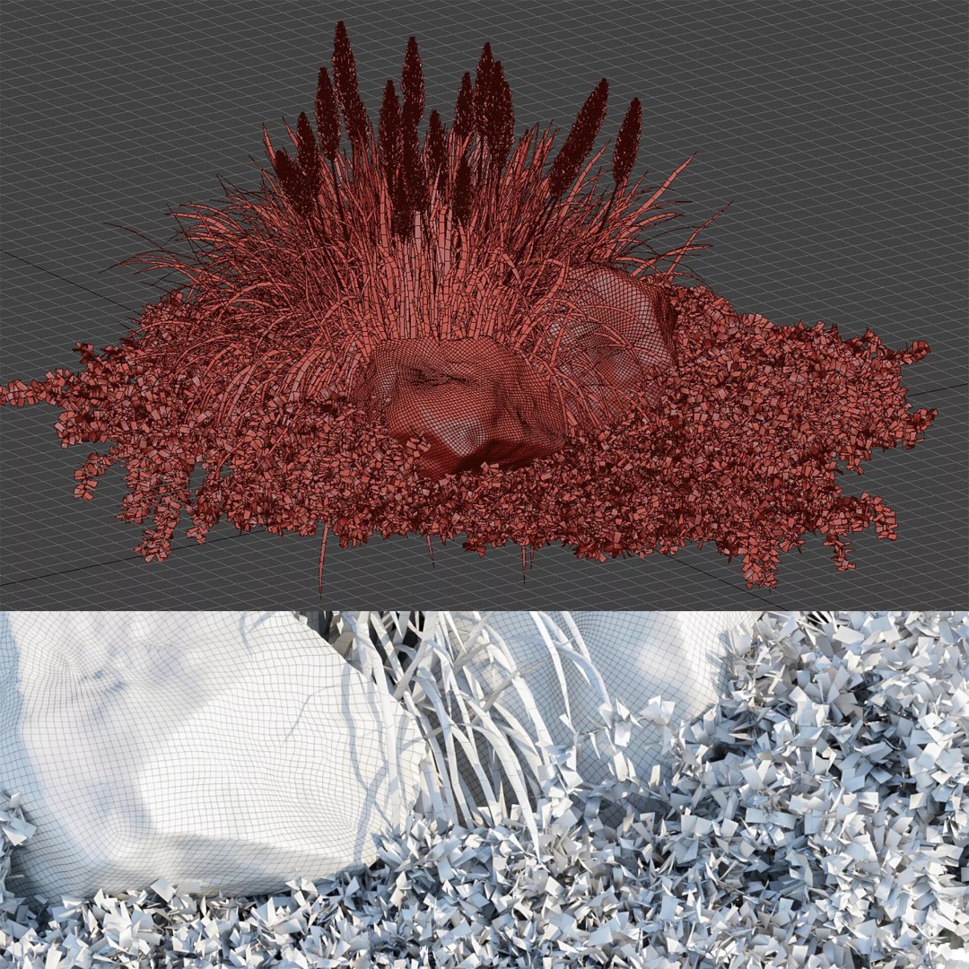 Outdoor Landscape Plants 3D Model – Premium Nature Asset Bundle, FBX - View 38