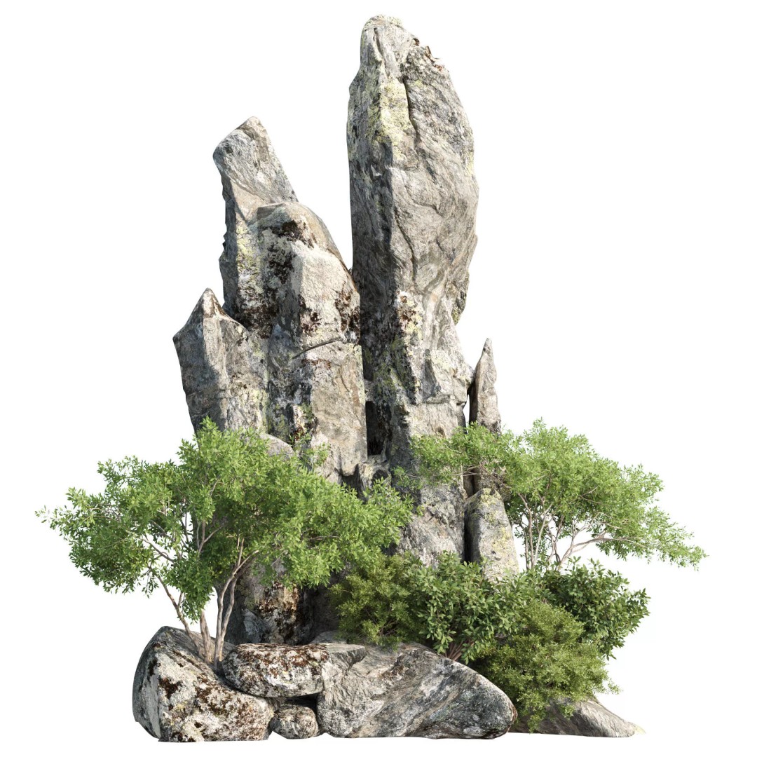 Outdoor Landscape Plants 3D Model – Premium Nature Asset Bundle, FBX - View 51