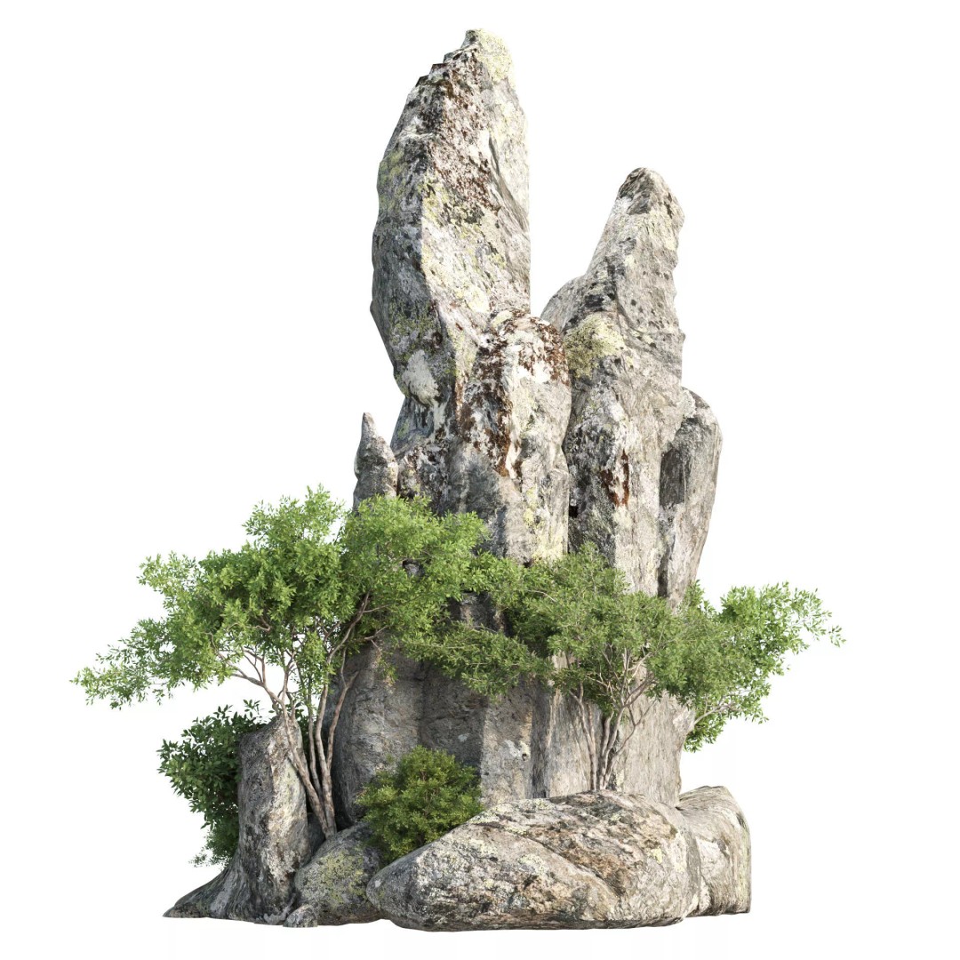 Outdoor Landscape Plants 3D Model – Premium Nature Asset Bundle, FBX - View 52