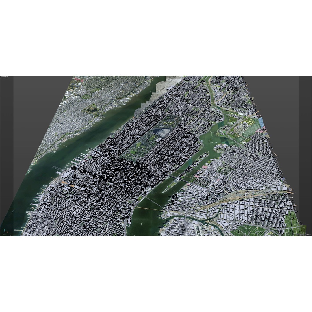Central Park 3D Model – Low Poly Cityscape Asset, Multiple Formats - View 12