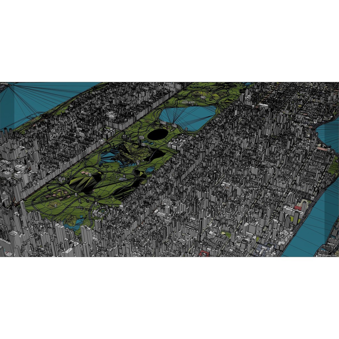 Central Park 3D Model – Low Poly Cityscape Asset, Multiple Formats - View 14