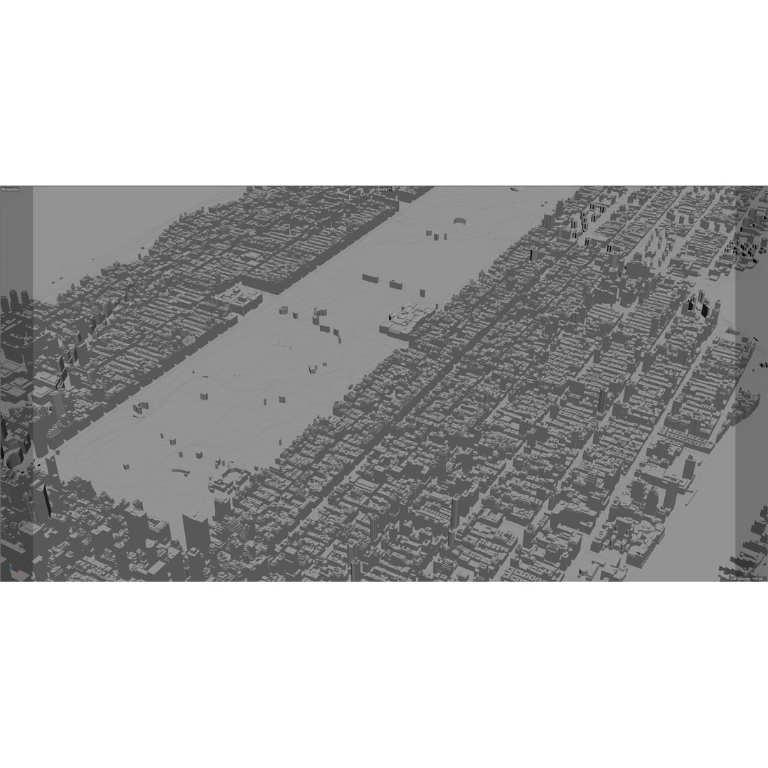 Central Park 3D Model – Low Poly Cityscape Asset, Multiple Formats - View 16