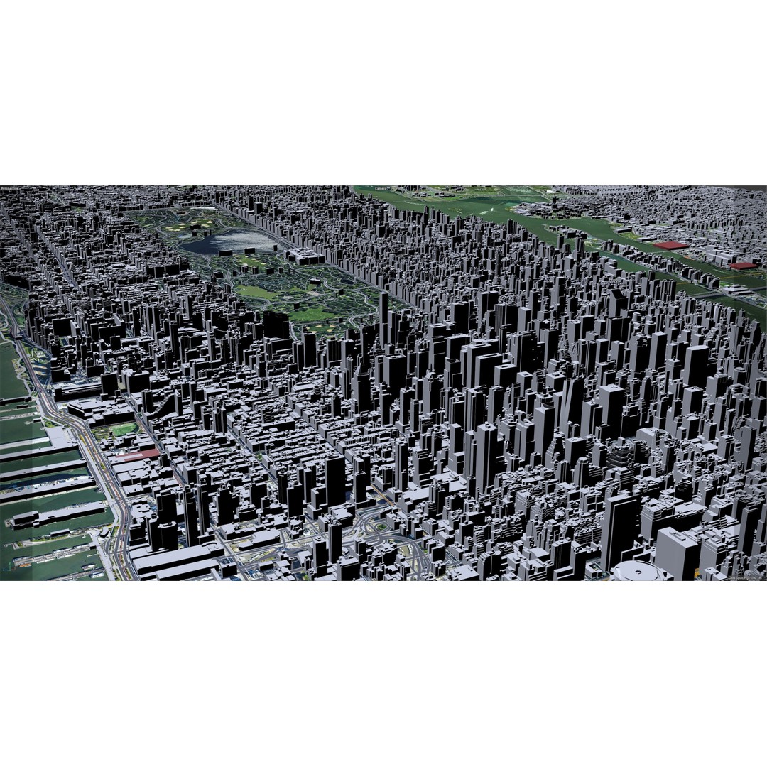 Central Park 3D Model – Low Poly Cityscape Asset, Multiple Formats - View 17