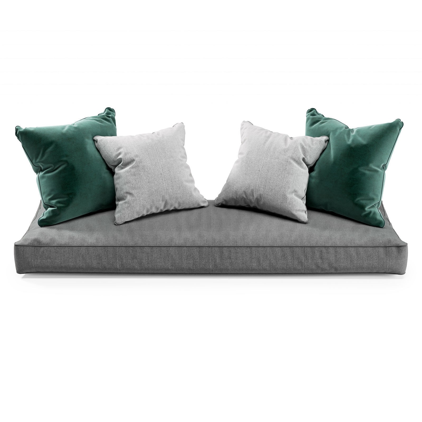 Seat Pillows Set - Game-Ready 3D Model - View 3