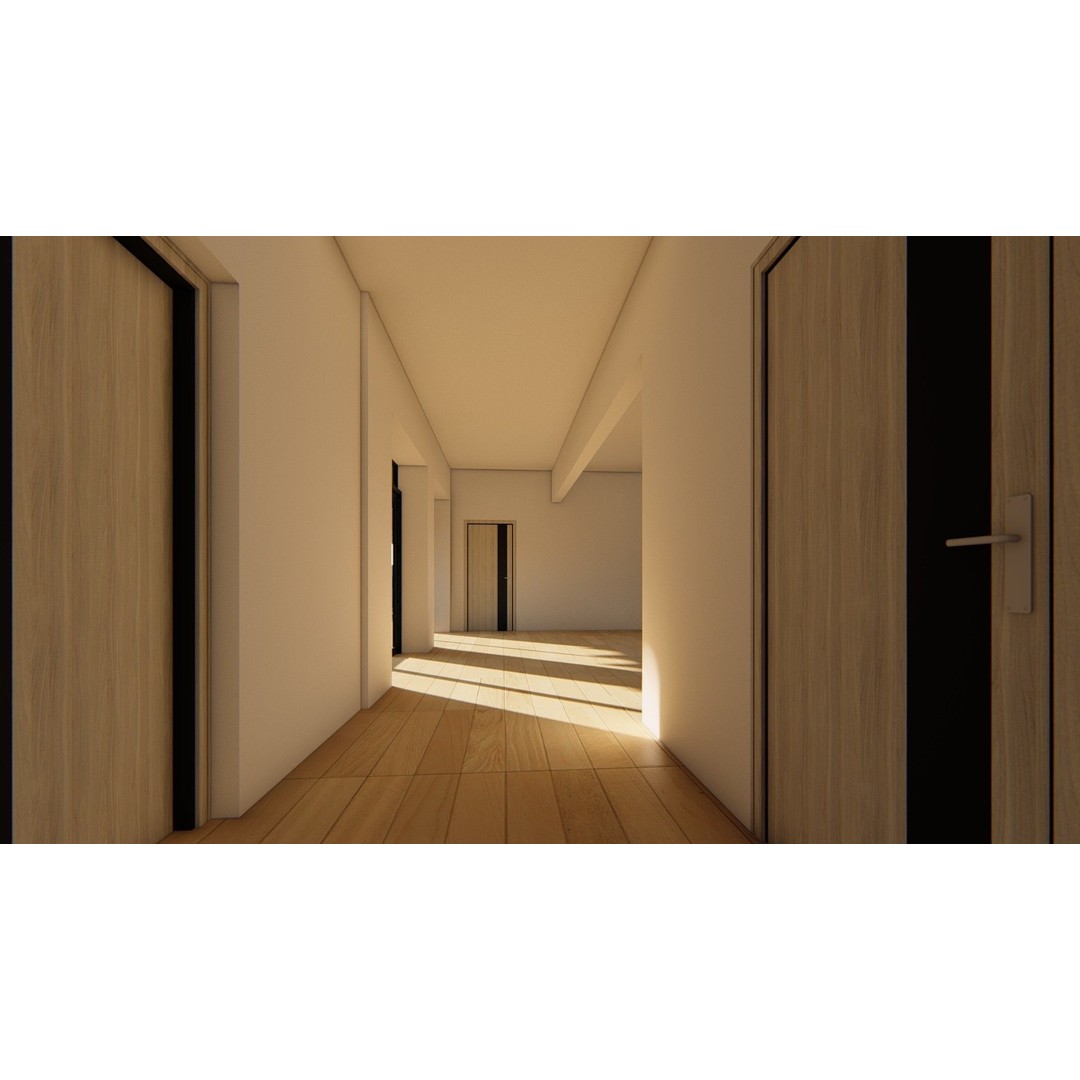 House 3D Model – Modern Two-Story Family Home, FBX, OBJ