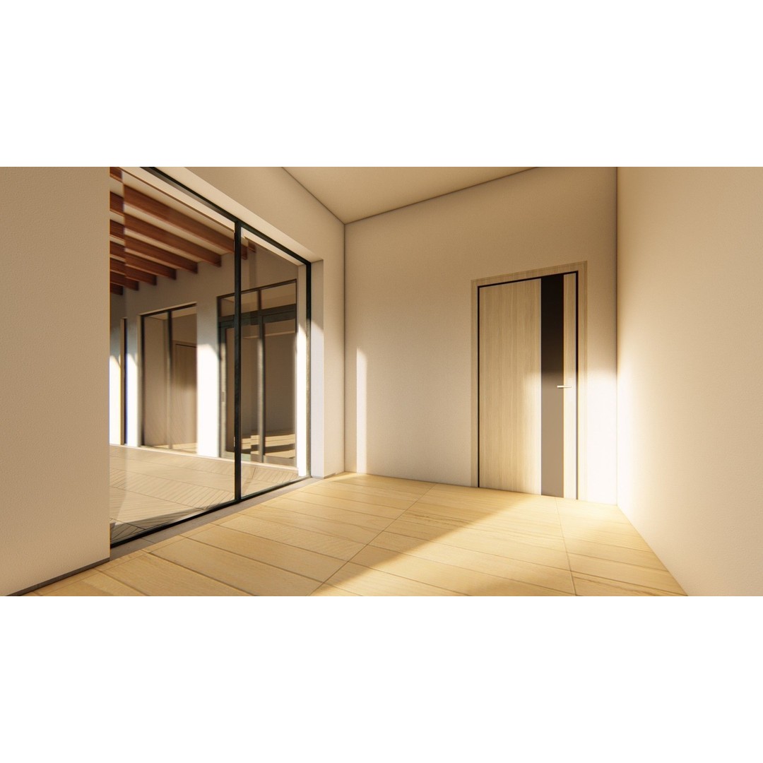 House 3D Model – Modern Two-Story Family Home, FBX, OBJ - View 13
